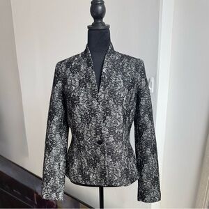 Banana Republic Women's Black Lace Blazer